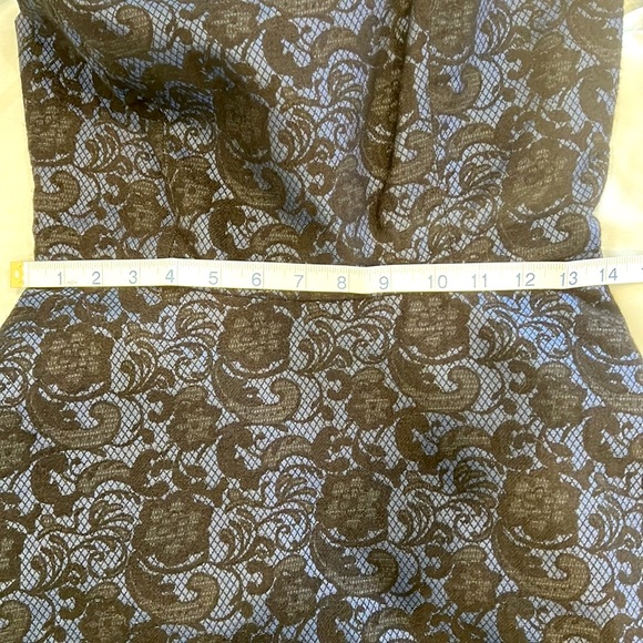 💙NWOT Beautiful Forever 21 Contemporary Black & Blue Lace Dress in Size XS - Picture 6 of 9